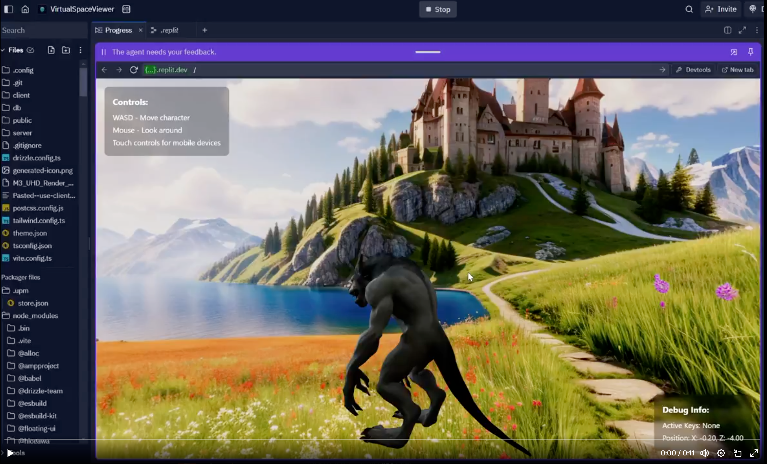 Replit Agent product screenshot