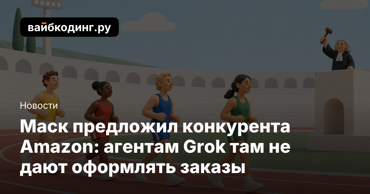 Маск предложил конкурента Amazon: агентам Grok там не дают оформлять ...